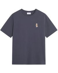 Maison Kitsuné - Dressed Fox Embroidered T-Shirt - Lyst