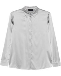 Emporio Armani - Silk Shirt - Lyst