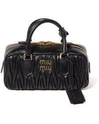 Miu Miu - Arcadie Matelassé Nappa Leather Bag - Lyst
