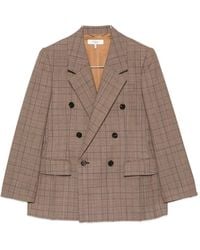 Chloé - Wool Double-Breasted Jacket - Lyst