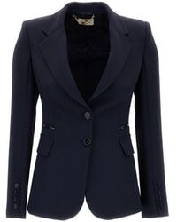 Elisabetta Franchi - Single-Breasted Blazer Jacket - Lyst