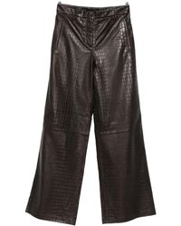 Enes - Leather Trousers - Lyst