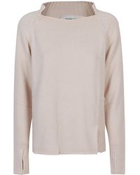 Liviana Conti - Cotton Crewneck Sweater - Lyst