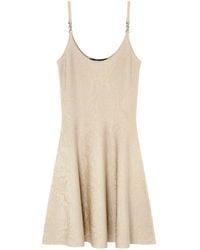 Versace - Mini Dress Barocco Knit - Lyst