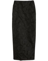Max Mara - Silk Long Skirt - Lyst