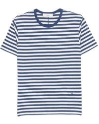 DUNST - Striped Cotton T-Shirt - Lyst
