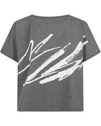 Moyuru - Printed Cotton T-Shirt - Lyst