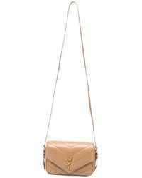 Saint Laurent - Loulou Toy Suede Leather Crossbody Bag - Lyst