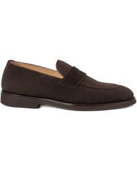 Brunello Cucinelli - Suede Leather Loafers - Lyst