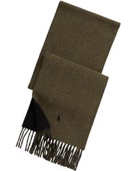 Polo Ralph Lauren - Reversible Fringed Scarf - Lyst