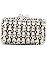 Self-Portrait - Crystal Embellished Clutch - Lyst