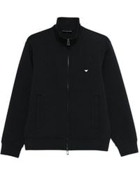 Emporio Armani - Logo Cotton Sweatshirt - Lyst