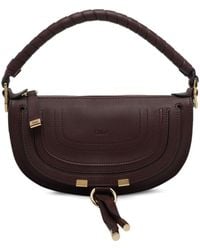 Chloé - Chloã Marcie Mini Leather Shoulder Bag - Lyst