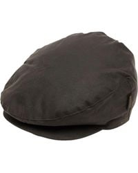 Barbour - Cheviot Wax Flat Cap - Lyst