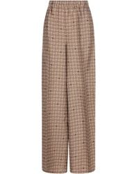 Max Mara - Silk Trousers - Lyst