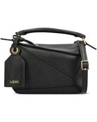 Loewe - Puzzle Featherlight Mini Leather Handbag - Lyst