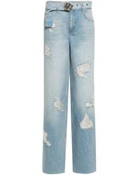 Blugirl Blumarine - Jeans With Logo - Lyst