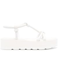 Gianvito Rossi - Marine Leather Sandals - Lyst