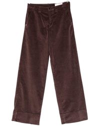 White Sand - Cotton Trousers - Lyst