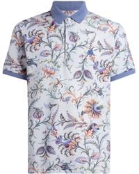 Etro - Arnica Paisley Polo - Lyst