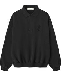 Essentials - Classic Fleece Polo - Lyst