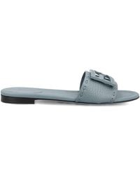 Fendi - Baguette Leather Slides - Lyst