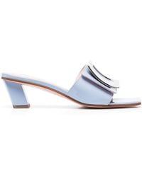 Roger Vivier - Love Patent Leather Mules - Lyst