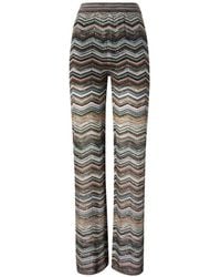 Missoni - Zig Zag Motif Trousers - Lyst