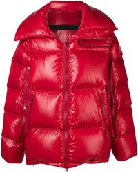 Calvin Klein Piumino Oversize - Rosso