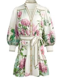 Alice + Olivia - Cora Cotton Mini Dress - Lyst