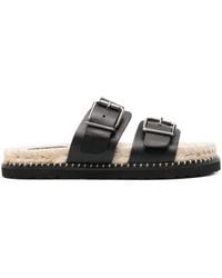 Castañer - Ter Leather Flat Sandals - Lyst