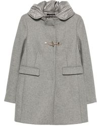 Fay - Nylon Midi Parka Coat - Lyst
