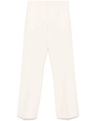Alberto Biani - Wool Flared Trousers - Lyst