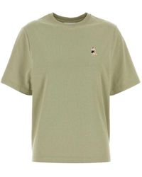 Maison Kitsuné - Dressed Fox Cotton T-Shirt - Lyst