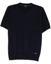 Brioni - Cashmere And Silk Blend T-Shirt - Lyst
