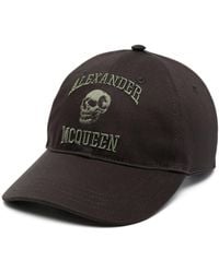 Alexander McQueen - Logo-embroidered Cap - Lyst