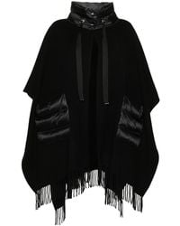 Herno - Wool And Nylon Cape - Lyst