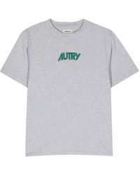 Autry - Logo-print Cotton T-shirt - Lyst