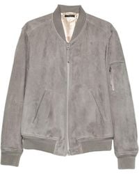 Tom Ford - Suede Leather Bomber Jacket - Lyst