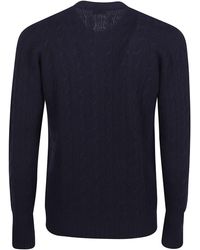 Drumohr - Round Neck Long Sleeves Sweather - Lyst