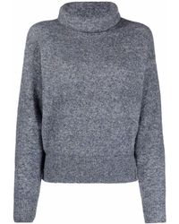 Donna Woolrich Maglione girocollo in lana vergine merino a costine Marine  Scarlet | Maglieria | Ipnimmobiliare