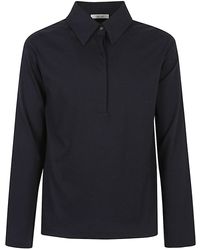 The Row - Roddie Cotton And Silk Polo Shirt - Lyst
