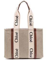 Chloé - Borsa Tote Woody - Lyst