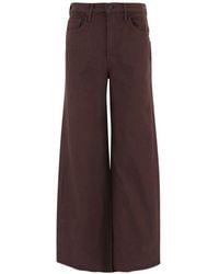 Mother - Wide-Leg Jeans - Lyst
