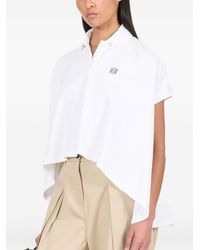 Loewe - Anagram Cotton Polo Shirt - Lyst
