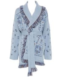 Alanui - Bandana Cashmere Cardigan - Lyst