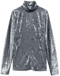 Forte Forte - Velvet Turtle-neck Sweater - Lyst