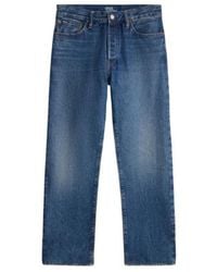Polo Ralph Lauren - Medium Vintage Wash Five-Pocket Straight-Leg Jeans - Lyst