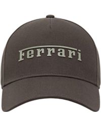 Ferrari - Cotton Twill Baseball Cap - Lyst