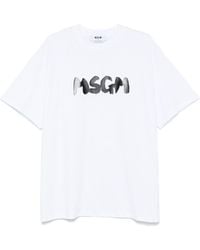 MSGM - T-Shirt - Lyst